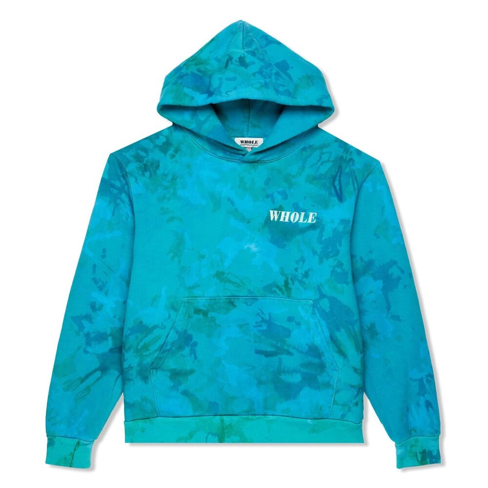 Whole Ocean Hoodie Sweatshirt Tie-Dye LG